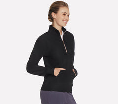 GO LUXE Rib 1/4 Zip | Skechers on sale