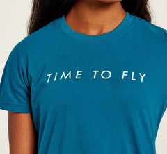 Women's Brand Tee Moroccan Blue