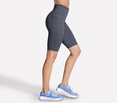 GO WALK High Waisted 10 Inch Bike Short | Skechers US