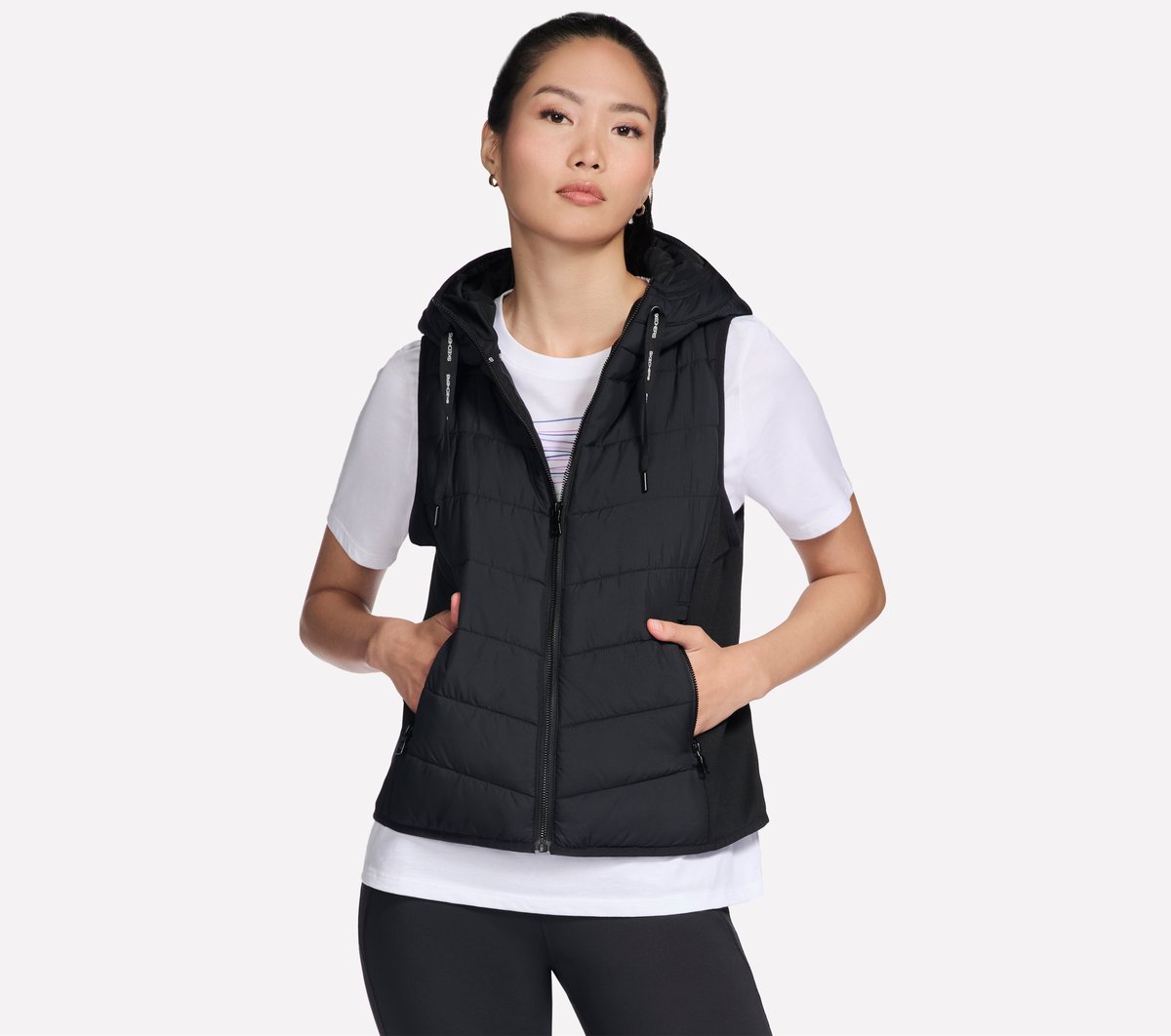 Performance Elite Cozy Fit Hooded Vest | Skechers discount
