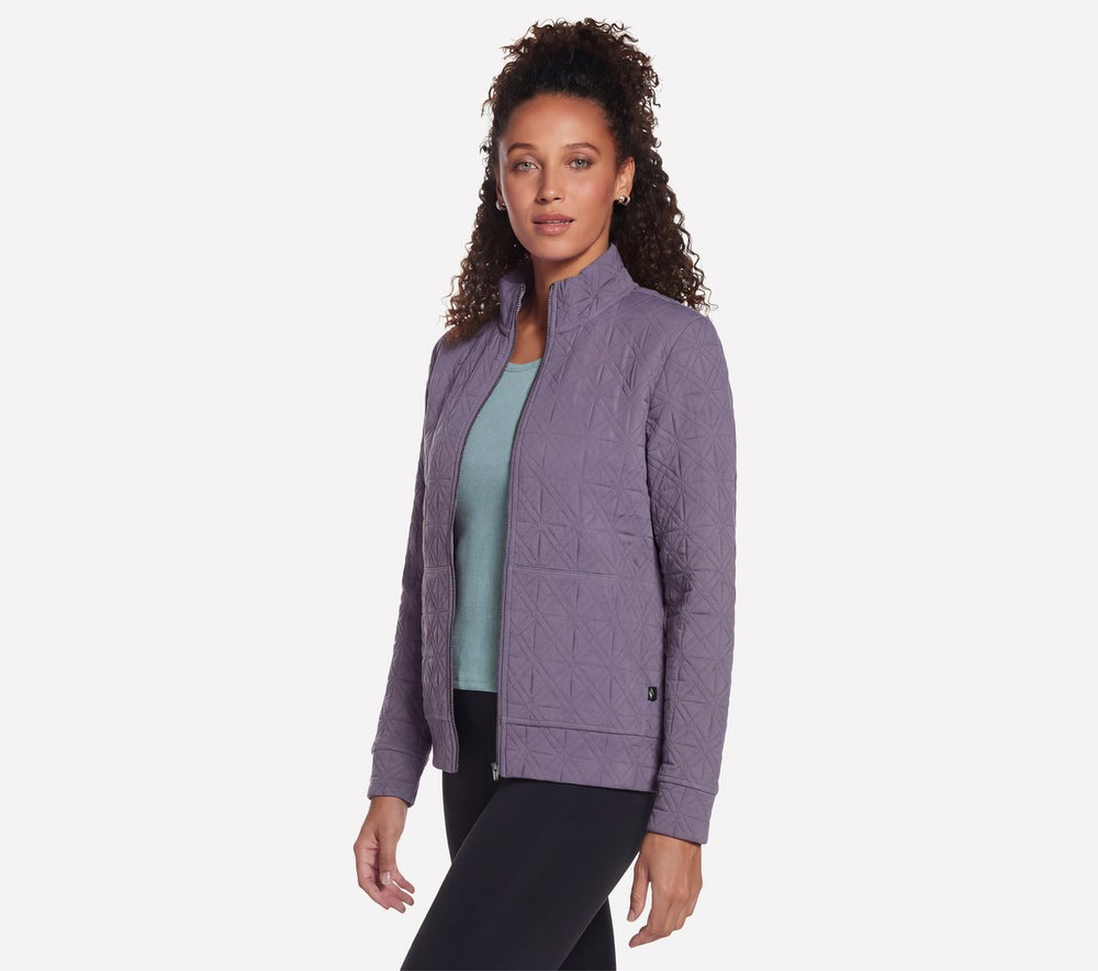 GO WALK Everywhere Cozy Fit Diamond Jacket | Skechers outlet