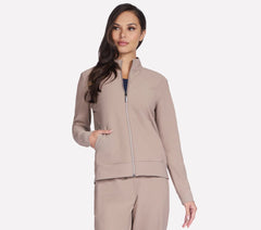 GO Luxe Rib Everyday Full Zip Jacket | Skechers discount