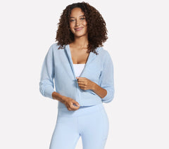 Shine Hooded Full Zip Jacket | Skechers outlet