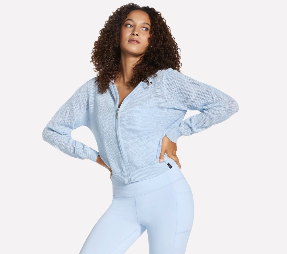 Shine Hooded Full Zip Jacket | Skechers outlet