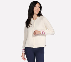 GO WALK Reflection Sweater Bomber | Skechers discount