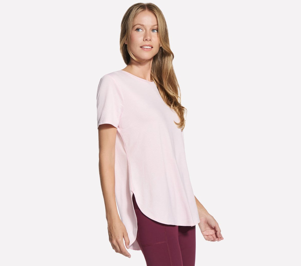 GO DRI Swift Stripe Tunic Tee | Skechers on sale