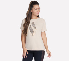 Diamond Cheetah Short Sleeve Tee | Skechers on sale