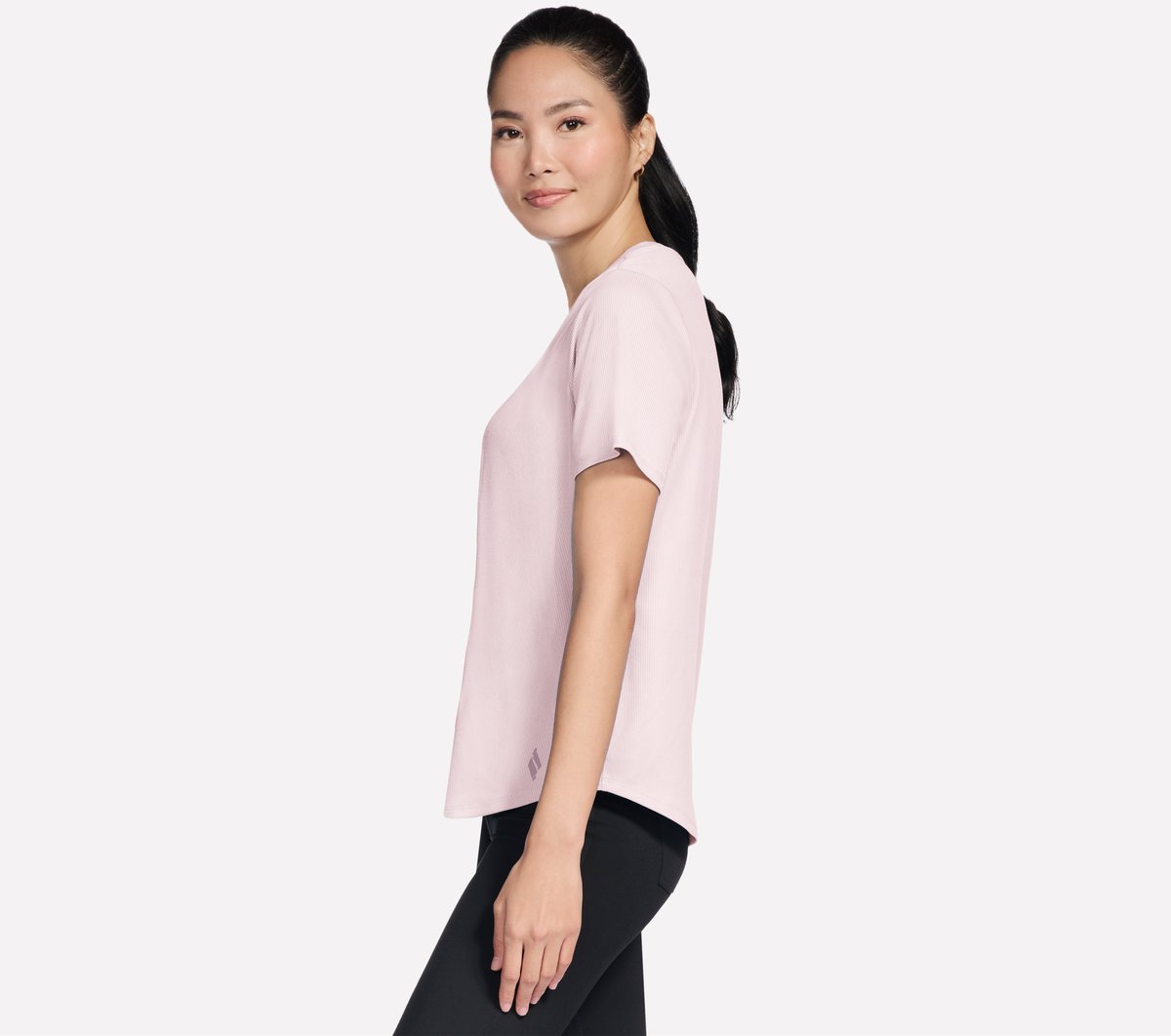 GO WALK Luxe Rib Tee | Skechers for sale
