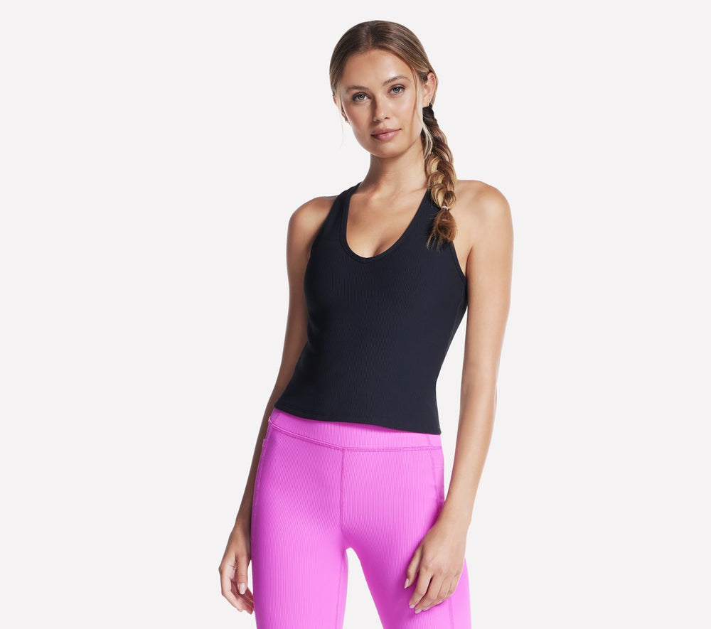GO FLEX RIB V-Neck Tank | Skechers discount