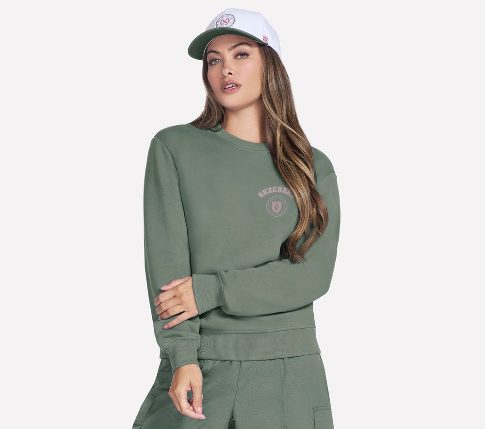 Collegiate Crest Crewneck | Skechers on sale