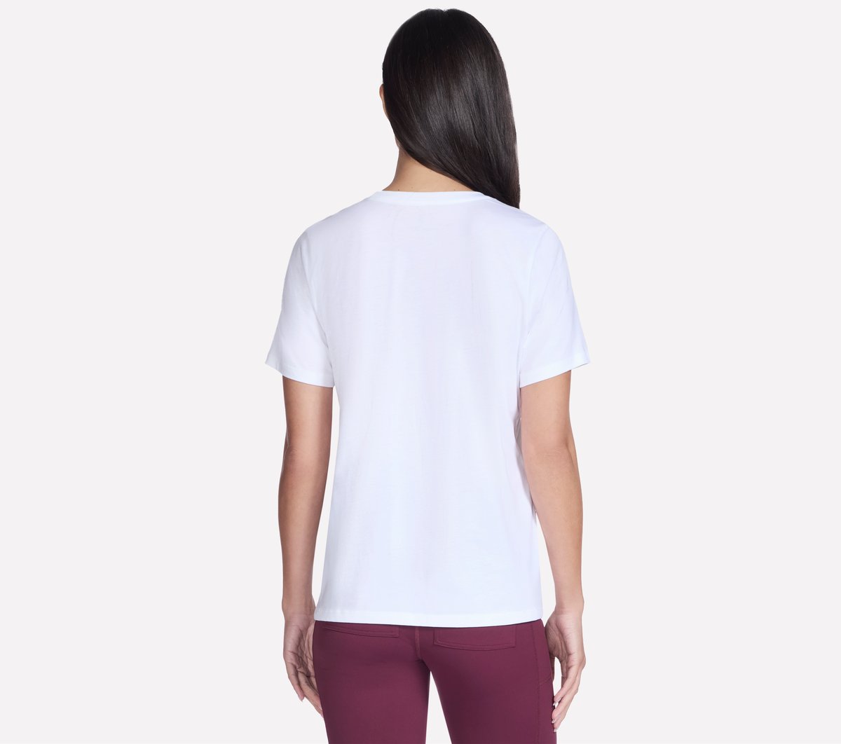 Floral Diamond Short Sleeve Tee | Skechers outlet